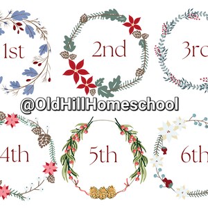 Master pack of Family Advent cards: Scripture reading, hymns, and activities (digital printable)