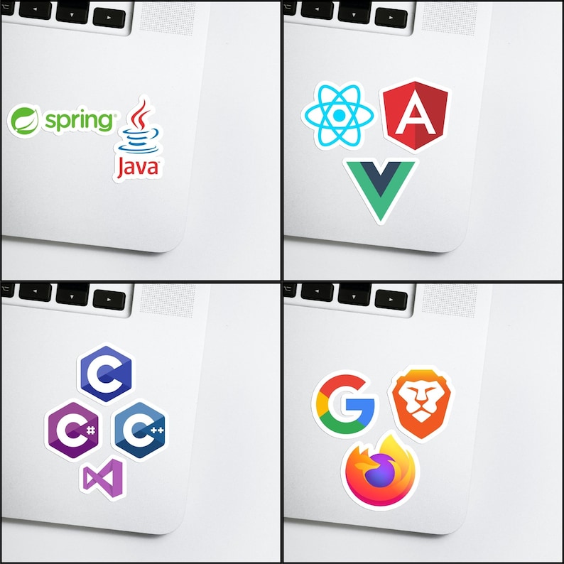 Buy 100 Pcs Programming Sticker Pack, Coding Stickers, Software ...