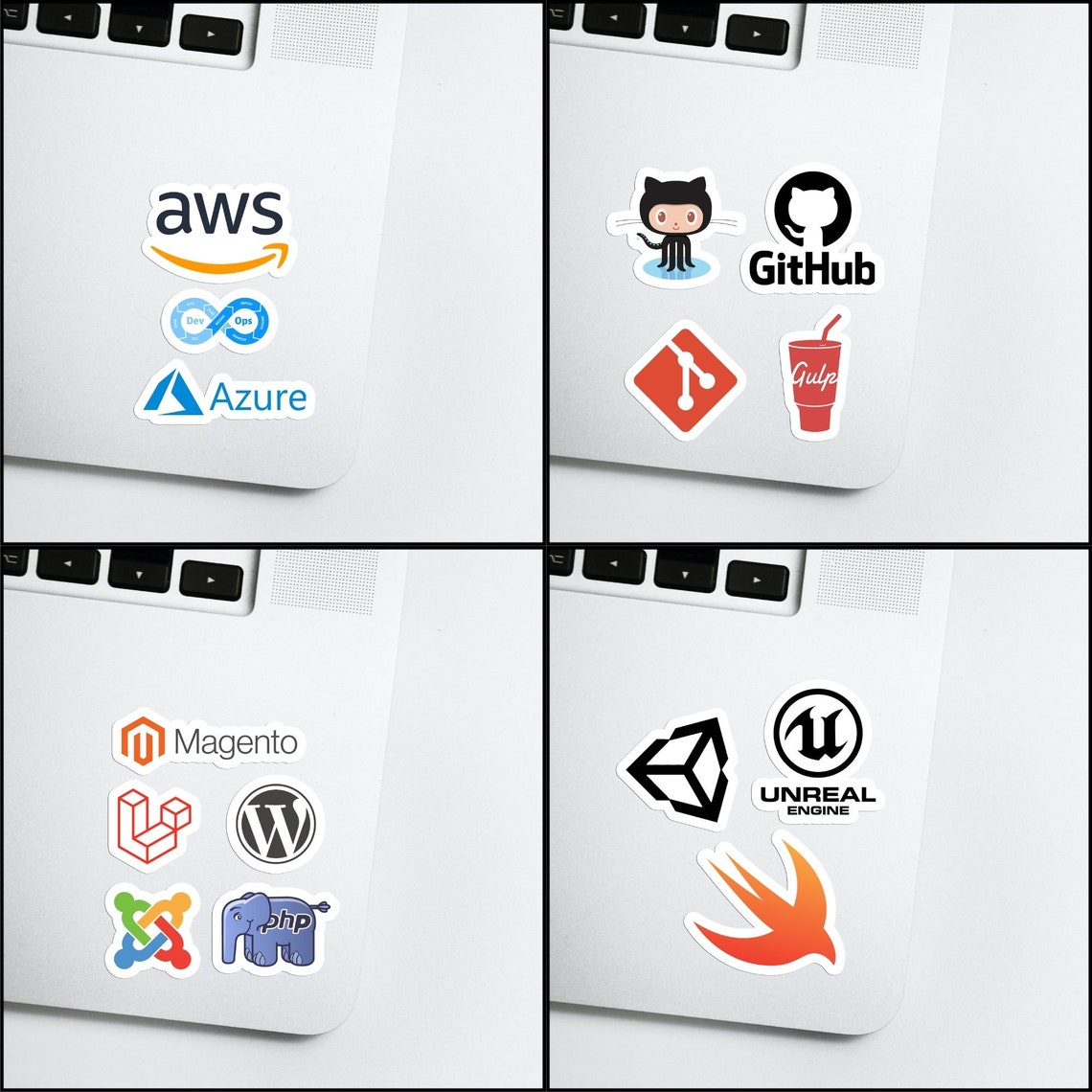 100 Pcs Programming Sticker Pack, Coding Stickers, Software Stickers ...