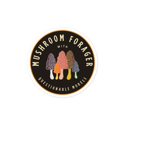Fragwürdige Morels Vinyl Aufkleber | Pilze Jäger Mykologie Nerd