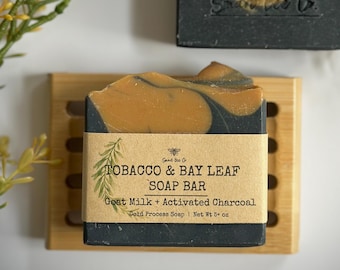 Tobacco & Bay Leaf Soap: Handmade Goat Milk Soap for Men