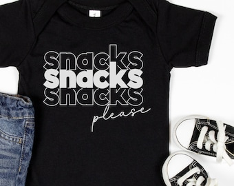 Lustiges Kindershirt, Lustiges Shirt für Jungen, Snack-Liebhaber Geschenk für Kinder, Trendy Lustiges Weihnachtsgeschenk für Kleinkind Enkel