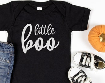 Little Boo Baby Romper, Mama's Boo Baby Halloween Tee, Baby's 1e Halloween, Halloween Party, Spooky Vibes Shirt, Mommy's Boo, Fall Baby