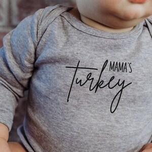 Mamas Turkije Shirt voor Thanksgiving Kids Outfits, Babys Eerste Thanksgiving Outfit voor broers en zussen, Shirt met lange mouwen Peuter Boy Thanksgiving