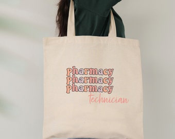 Leuke apotheek gift tote bag, rx geschenken, cpht gift, apotheek student cadeau, apotheek cadeau, apotheek tote tas, apotheek tech geschenken tote bag, rph