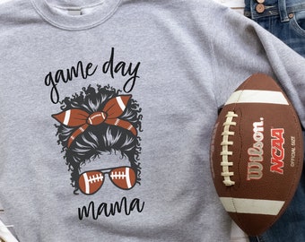 Voetbal Moeder Sweatshirt, Voetbal Moeder Cadeau, Voetbal Mama Pullover, Game Day Crewneck, Voetbal Lover Gift, Game Day Vibes Sweatshirt