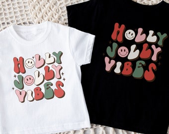 Peuter Kerst Retro Tee, Cute Baby Christmas Outfit, Retro Kerst Shirt, Baby's 1e Kerst, Peuter Kerstcadeau, Baby Kerst