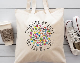 Grappige apotheek gift tote bag, rx geschenken, apotheek student cadeau, toekomstige apotheker cadeau, apotheek tote tas, apotheek tech geschenken tote tas, rph