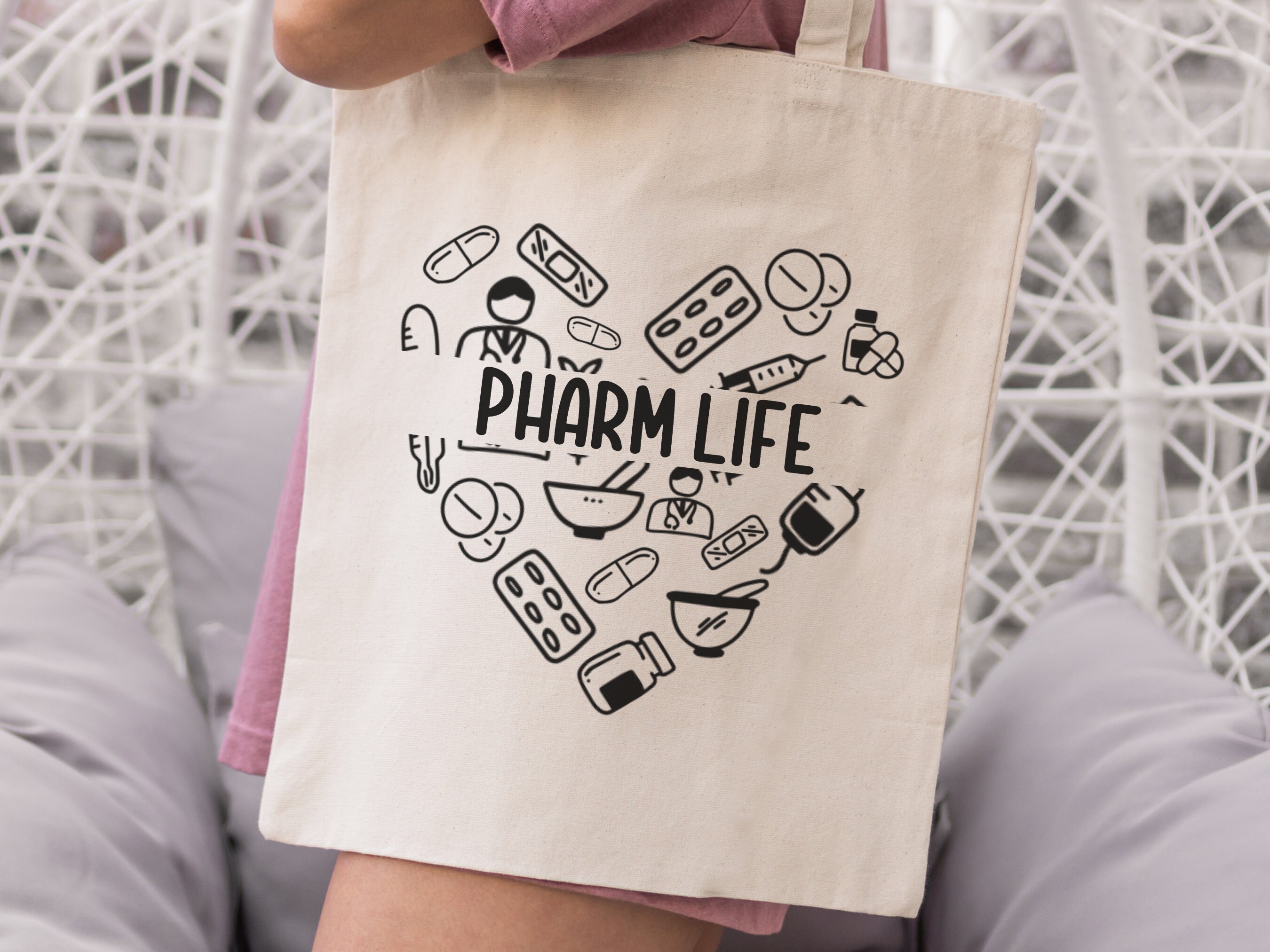 Pharmacy Tech Gifts Tote Bag, Pharmacy Technician Gifts Bulk