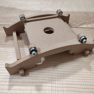 fretboard radius jig / fretboard radius milling device / guitar making luthier tool