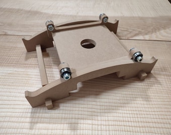 Plantilla de radio de diapasón/plantilla de fresado de radio de diapasón/herramienta de luthier para hacer guitarras