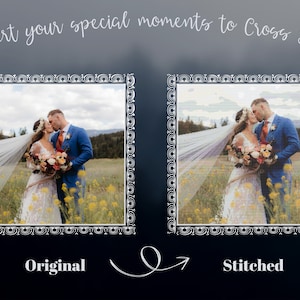 Convert Your Special Moments into a Stitch Cutomized Cross Stitch Pattern