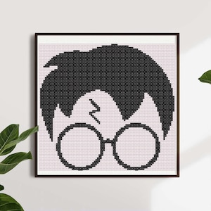 Wizard Head Cross Stitch Pattern Digital PDF