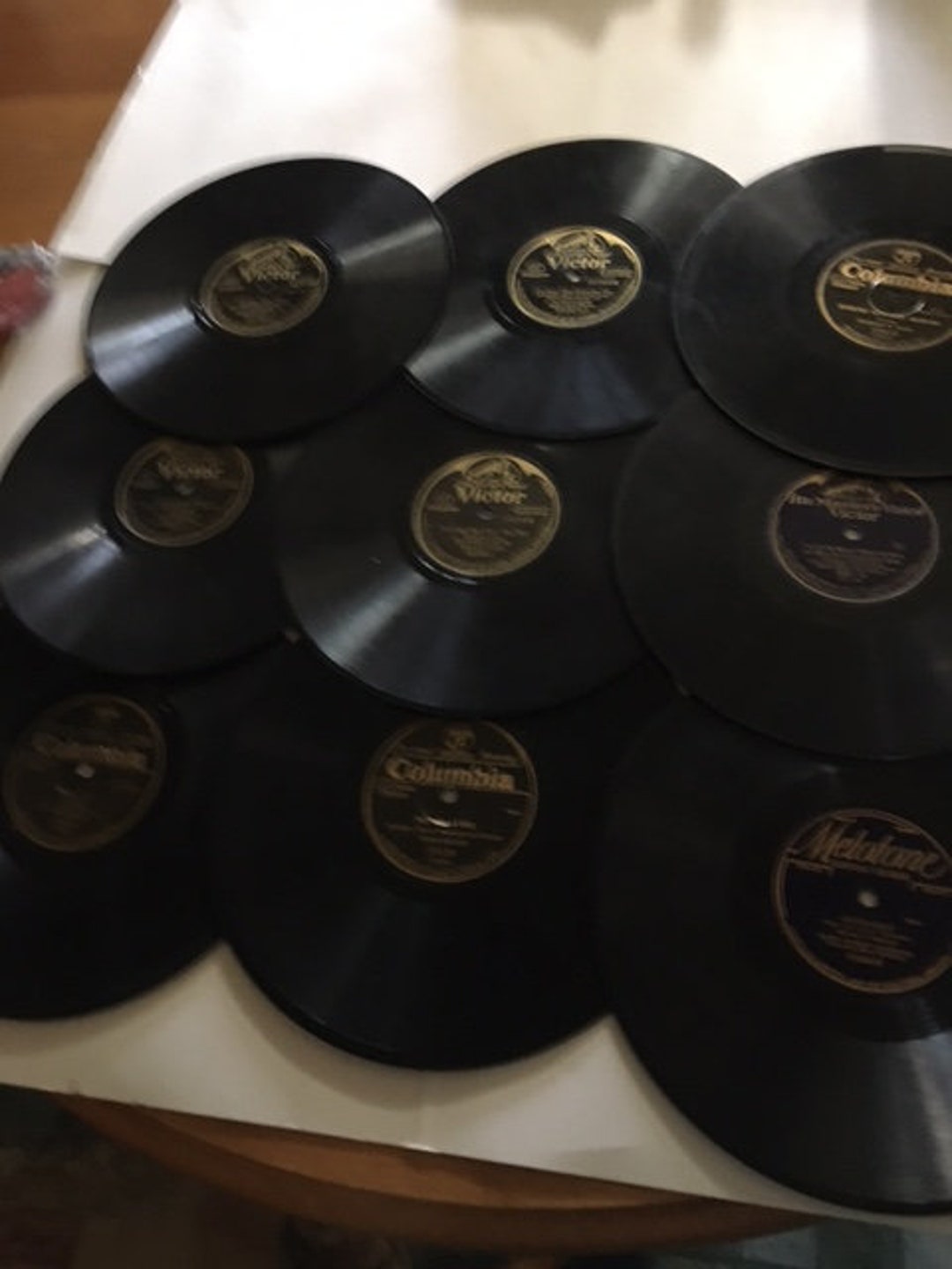Vintage 78 RPM Records Group of 9 Records Etsy