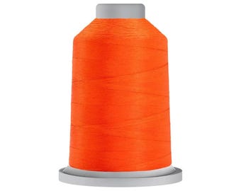 50021 Safety Orange Glide Polyester Thread - 5,500 yards King Spool