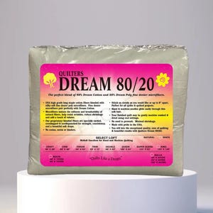 Quilters Dream Natural 80 20 Batting