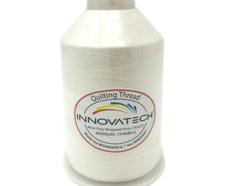 6025 White Innovatech Polyester Thread