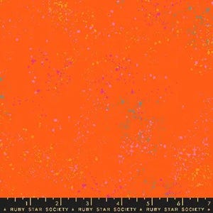 Orange Speckled Goldfish 43&quot;/44&quot; Fabric Per Yard