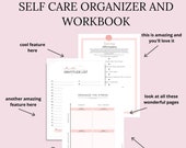 stress management printable, self care workbook, brain dump exercises, womens health, hormones, affirmations, journal prompts, mental health