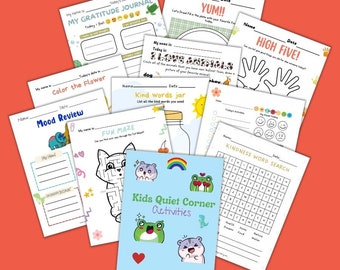 calming corner, quiet activity, kids activities, emotions, coloring, posters, coping skills, kindergarten activities, homeschool, preschool