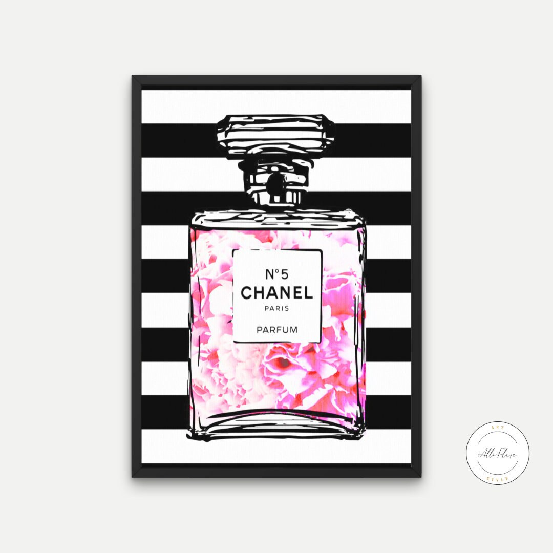 Lined Luxury Perfume Artwork DIGITAL ART PRINT, Luxury Designer Wall Art, Glam Print, Perfume ...