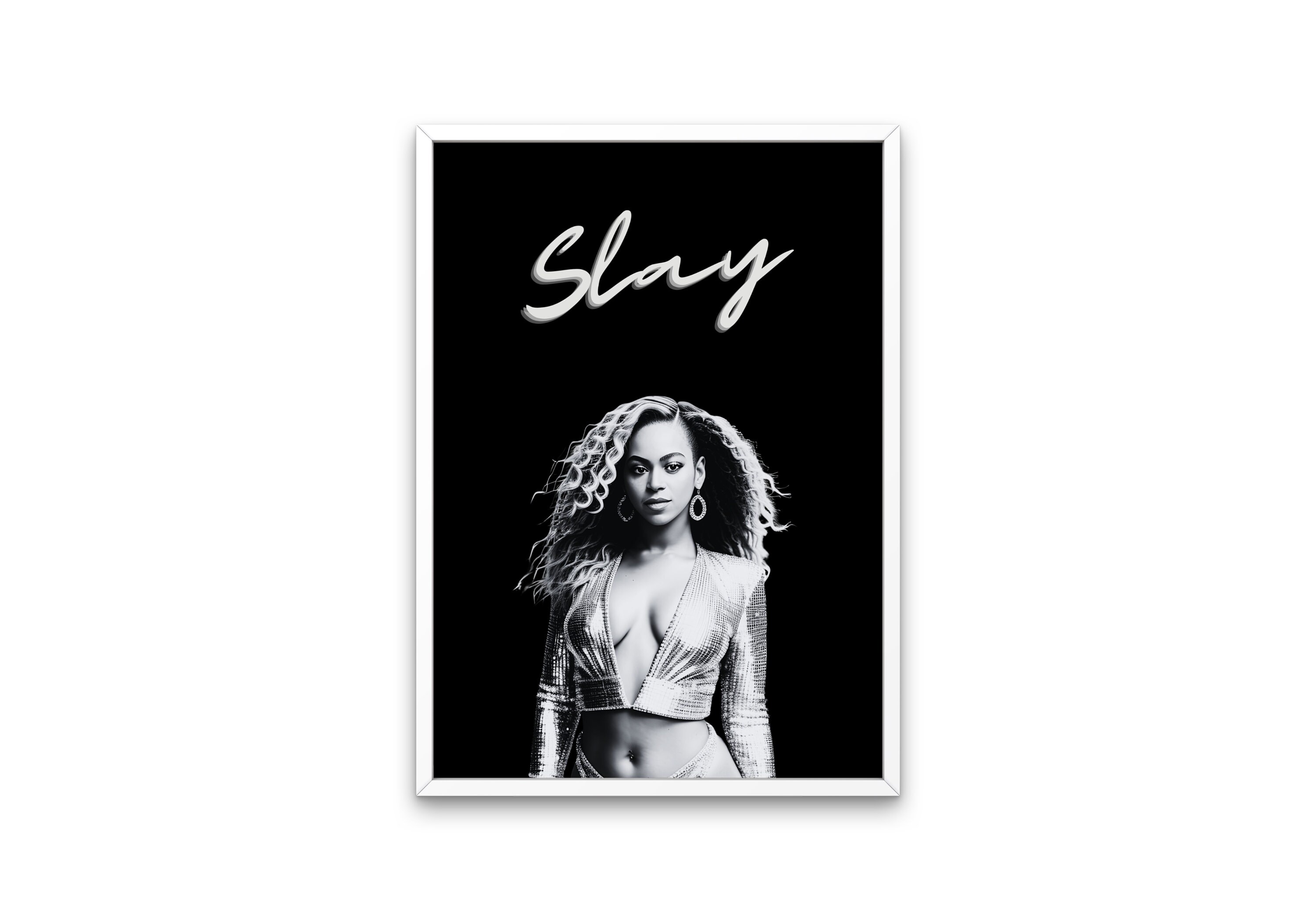 Black and White Slay Beyonce Poster sold by & s Poole SKU 43078457