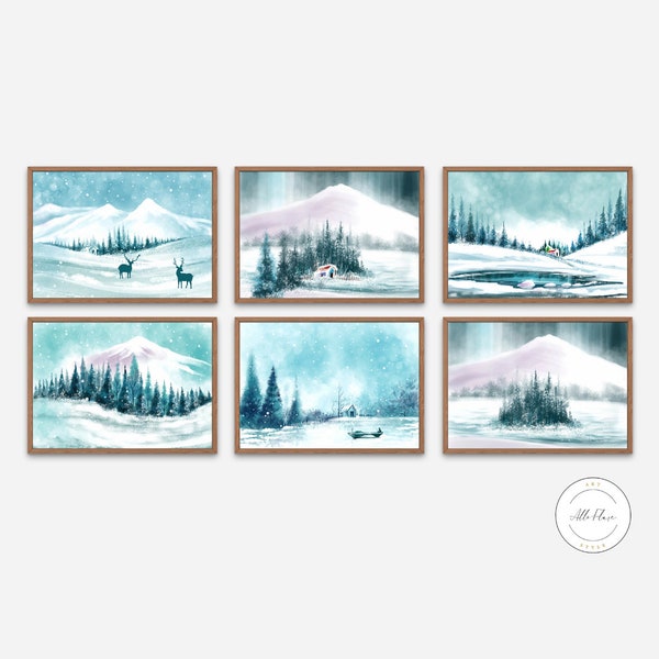Winter Wall Art Etsy