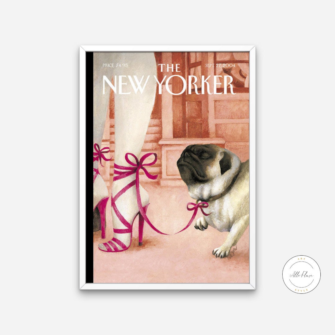 The New Yorker Mops Cover Ausgabe September 2004 DRUCKBAR