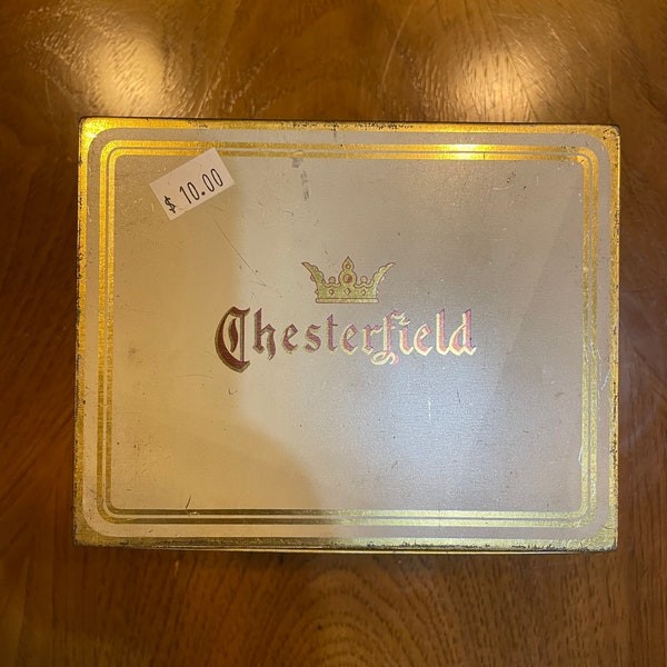 1920’s tin Chesterfield cigarette box