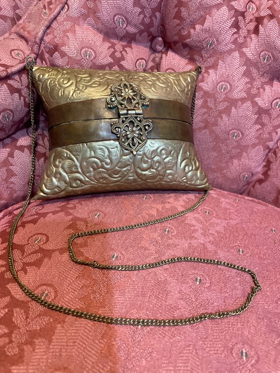 1930’s Brass and Copper Pillow Purse