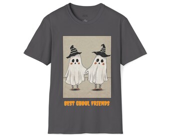 Maglietta unisex in stile morbido Best Ghoul Friends
