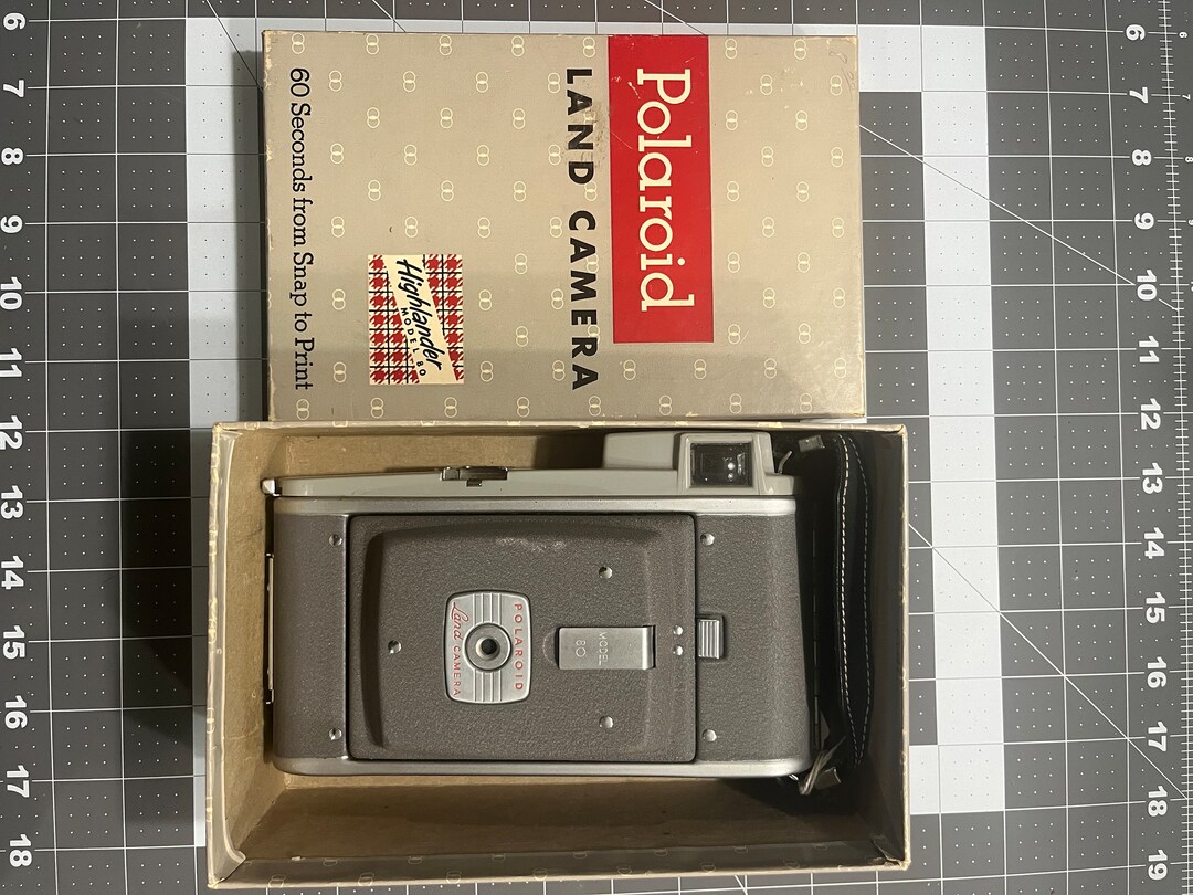 1960s Polaroid Land Camera Model 80 Vintage Etsy