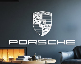 Porsche Metal Wall Art - Etsy