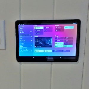 Invisible Low Profile Tablet Wall Mount - Universal Fit