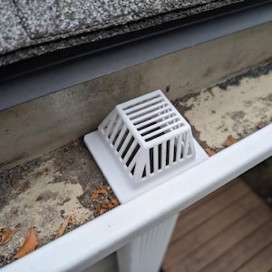 LeafEnemy - Stuprörsfilter och lövfångare för hängrännor | Rännskydd / Takavloppsfilter | Enkelt installerat skräpskydd