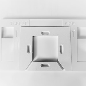Renter Friendly Tablet Mounting Bracket - Universal Fit for iPad, FireHD, Google Pixel and more.