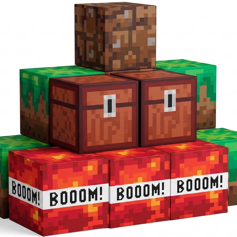 Mincraft Boxes - Etsy