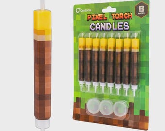 Pixel Torch Candles