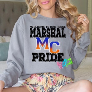 Marshal Pride MC Marshall County School Spirit Digital Design