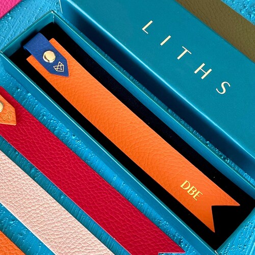 Handmade Personalised Leather Bookmark Gifts for Him Gifts Etsy