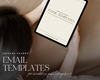 Modelli di email per fotografi di matrimoni: comunicazione con il cliente (documento Word)