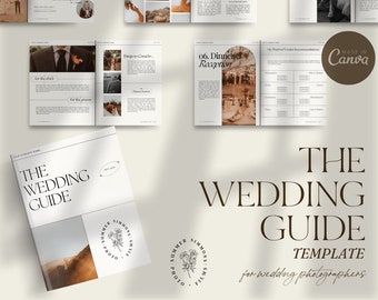 Modèle de guide client pour la photographie de mariage pour Canvas