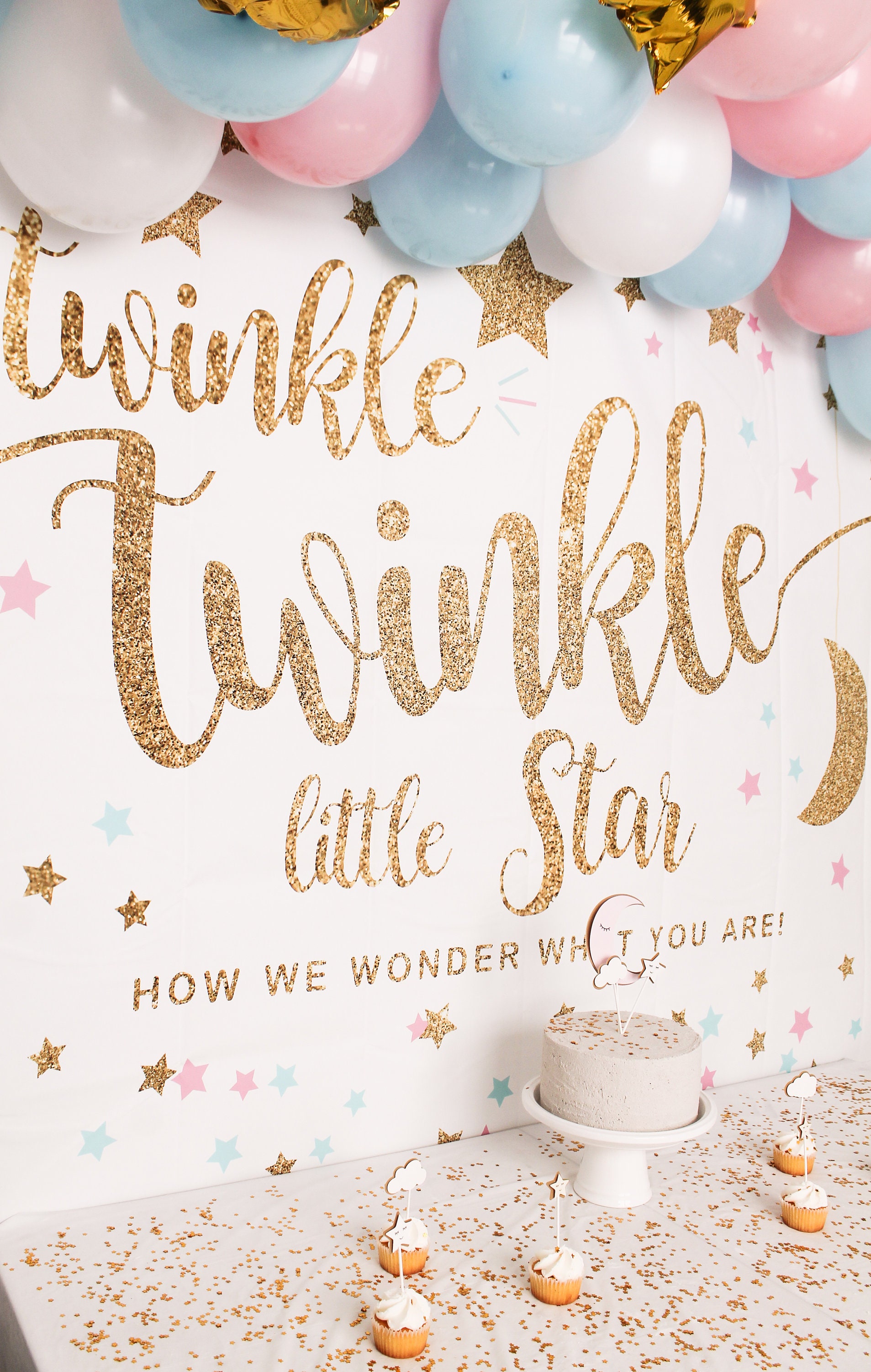 Twinkle Twinkle Little Star How We Wonder What You Are Gender Reveal ...