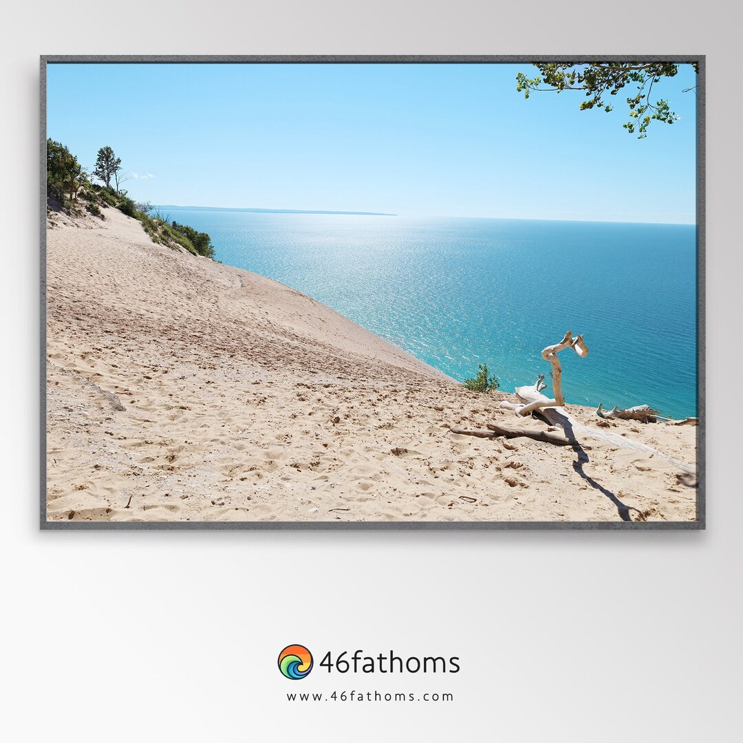 Printable Lake Michigan Wall Art, Download Northern Michigan Wall Decor