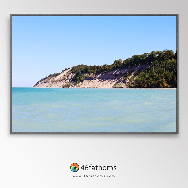 Printable Lake Michigan Dunes Wall Art, Download Lake Michigan Wall