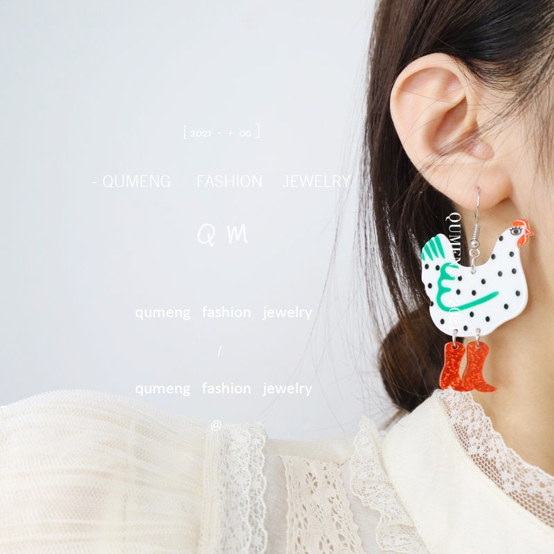 Funny Earrings - Etsy Funny Earrings - Etsy