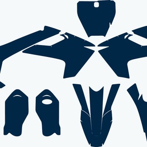 Husqvarna TC 85 2018-2023 vector template