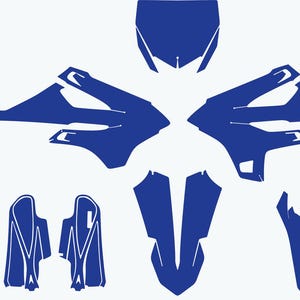 Lambda YZ85 2022-2023 Vektorvorlage