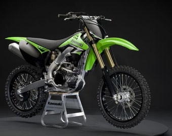 Kawasaki KXF250 2009-2012 vector template