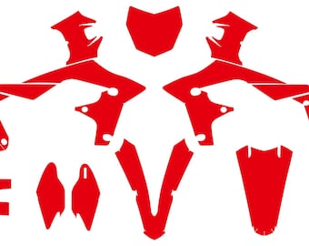 Plantilla vectorial Fantic 250F 250XEF